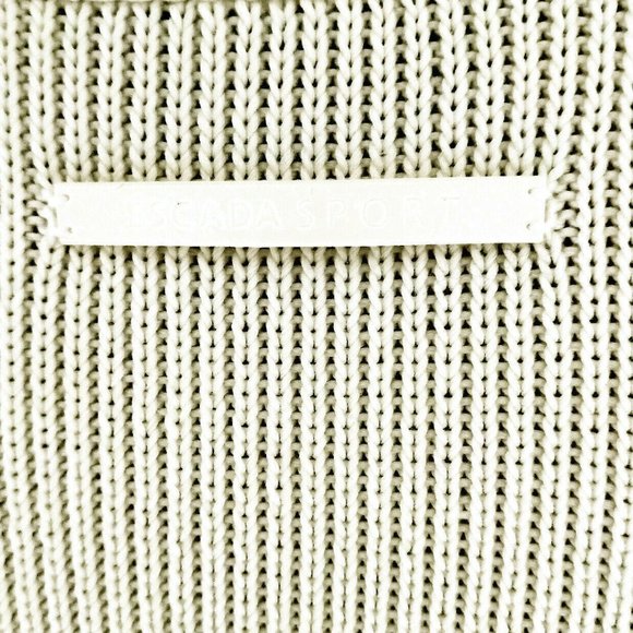 Escada Ivory Babydoll Butterfly Sleeve Cardigan Sweater 36 XS S - Picture 9 of 9